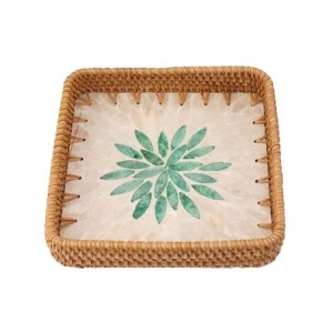 6214 BANDEJA QUADRADA 22X3CM