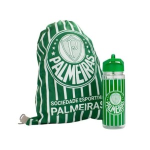 EAS026-3 GARRAFA PALMEIRAS 450ML COM MOCHILA TIPO SACO