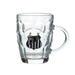 G003L-4 CANECA COM BRASAO SANTOS 400ML