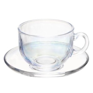 220854 CONJ 6 XICARAS DE CHA COM PIRES NICE 150ML RAINBOW