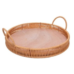 221453 BANDEJA REDONDA COM ALCA KALI 30X4,5CM