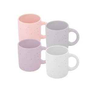 29367 CONJUNTO 4 CANECAS DE CAFE DE CERAMICA GRANILITE 90ML