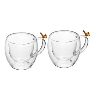 21458 CONJUNTO 2 XICARAS DE CAFE SUN GARDEN 80ML WOLFF