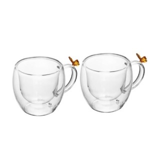 21459 CONJUNTO 2 XICARAS DE CHA SUN GARDEN 180ML WOLFF