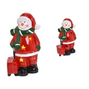 654-106 BONECO DE NEVE DECOR COM LUZ