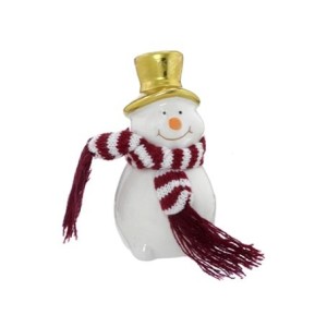 185-077 BONECO DE NEVE DECORATIVO