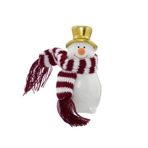 185-078 BONECO DE NEVE DECORATIVO