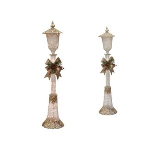 105-045 POSTE NATALINO COM LUZ