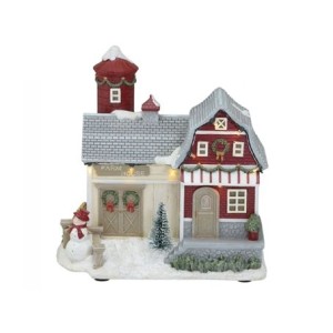 632-076 CASA NATALINA MUSICAL COM LUZ