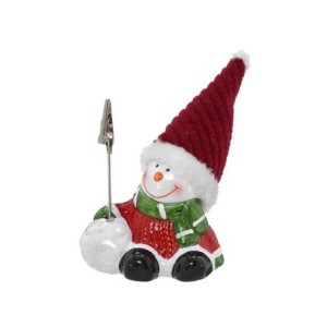 654-035 PORTA CARTAO BONECO DE NEVE