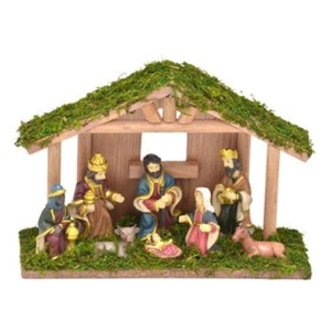 821-004 PRESEPIO COM ESTABULO