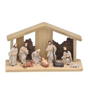 821-006 PRESEPIO COM ESTABULO