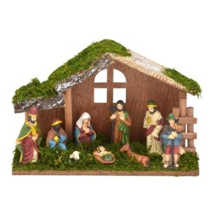 821-007 PRESEPIO COM ESTABULO
