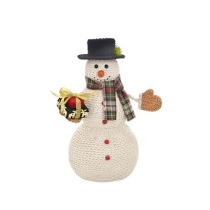 830-007 BONECO DE NEVE DECORATIVO
