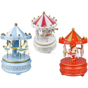 NALL-001 CAIXA DE MUSICA CARROSSEL C/LED