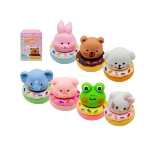 MJ-45058 ENFEITE DONUTS BICHOS COLECIONAVEIS CAIXA SURPRESA 