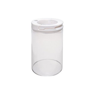 21451 POTE COM TAMPA PLASTICA 18,5CM VIDRO BOROSSILICATO WOLFF