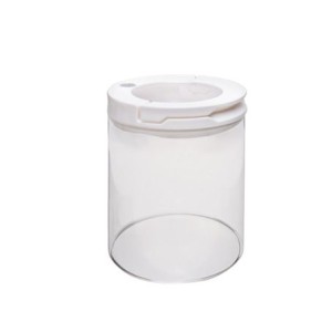 21452 POTE COM TAMPA PLASTICA 14CM VIDRO BOROSSILICATO WOLFF