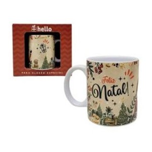 182616 CANECA FELIZ NATAL 330ML NAT-8