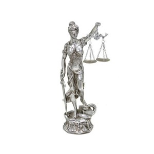 239-105 DAMA DA JUSTICA 13X14X36CM
