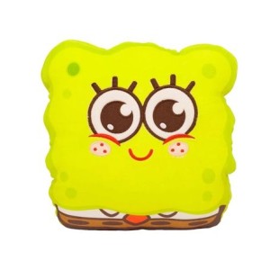 10065465 ALMOFADA FORMATO HUGGY BOB ESPONJA 30X30CM