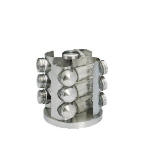 2278 CONJ 13PCS PORTA TEMPERO C/BASE GIRATORIA