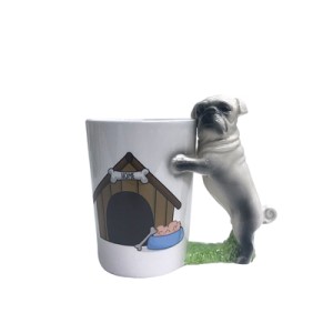 23421 CANECA FUN PUG CASA 350ML