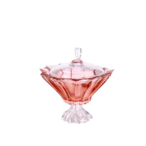 26899 POTICHE C/PE PARADISE PINK 21,5X23,5CM