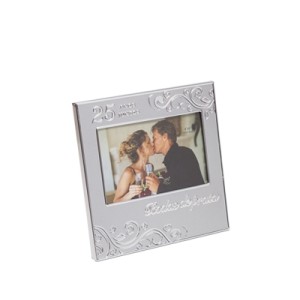27033 PORTA RETRATO ALUM PRATEADO FOSCO 10X15CM