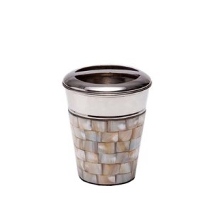 27117 PORTA ESCOVA DE DENTE C/MADRE PEROLA 10CM