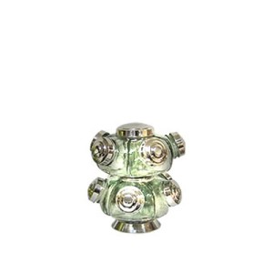 274-AL2 MINI BALEIRO DUPLO CROMADO