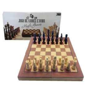28705 JOGO XADREZ E DAMA 38,8X19,3X5,2CM