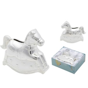 2950 COFRE CAVALO ZAMAC C/SILVER PLATED