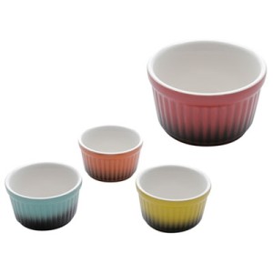 35536 CONJ 4PCS RAMEQUINS PORCELANA