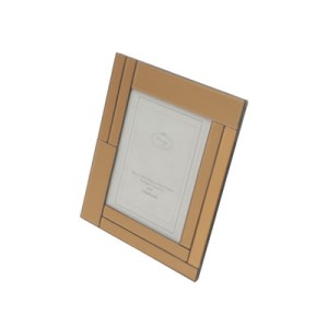 35606 PORTA RETRATO ROSE ESPELHADO 20X25CM