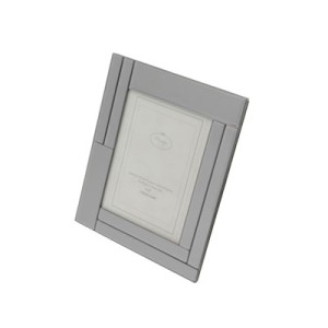 35607 PORTA RETRATO CINZA ESPELHADO 10X15CM