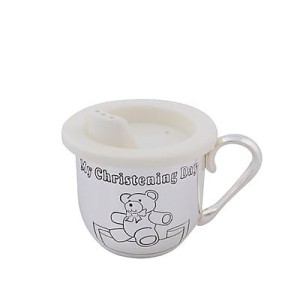 4129 CANECA CHRISTENING ABC ZAMAC C/SILVER