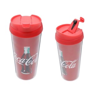 43374 COPO TERMICO COCA-COLA LOGO WITH BOTTLE VERM 500ML