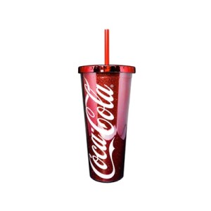 43471 COPO CANUDO GIANT COCA-COLA CLASSIC 600ML