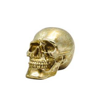 44013 COFRE CAVEIRA DOURADA