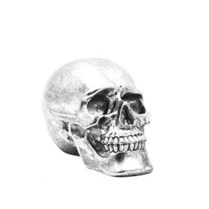 44014 COFRE CAVEIRA PRATA