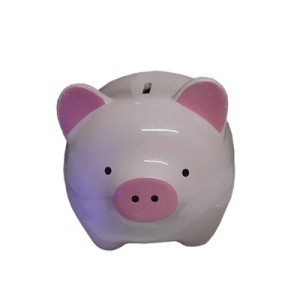 47053 COFRE PORCO ROSA 13X13X15CM