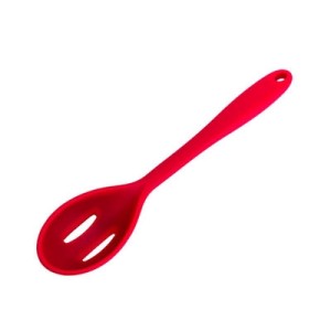 5028 COLHER PERFURADA VERMELHA 27CM